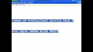 xp service pack 2 serial key